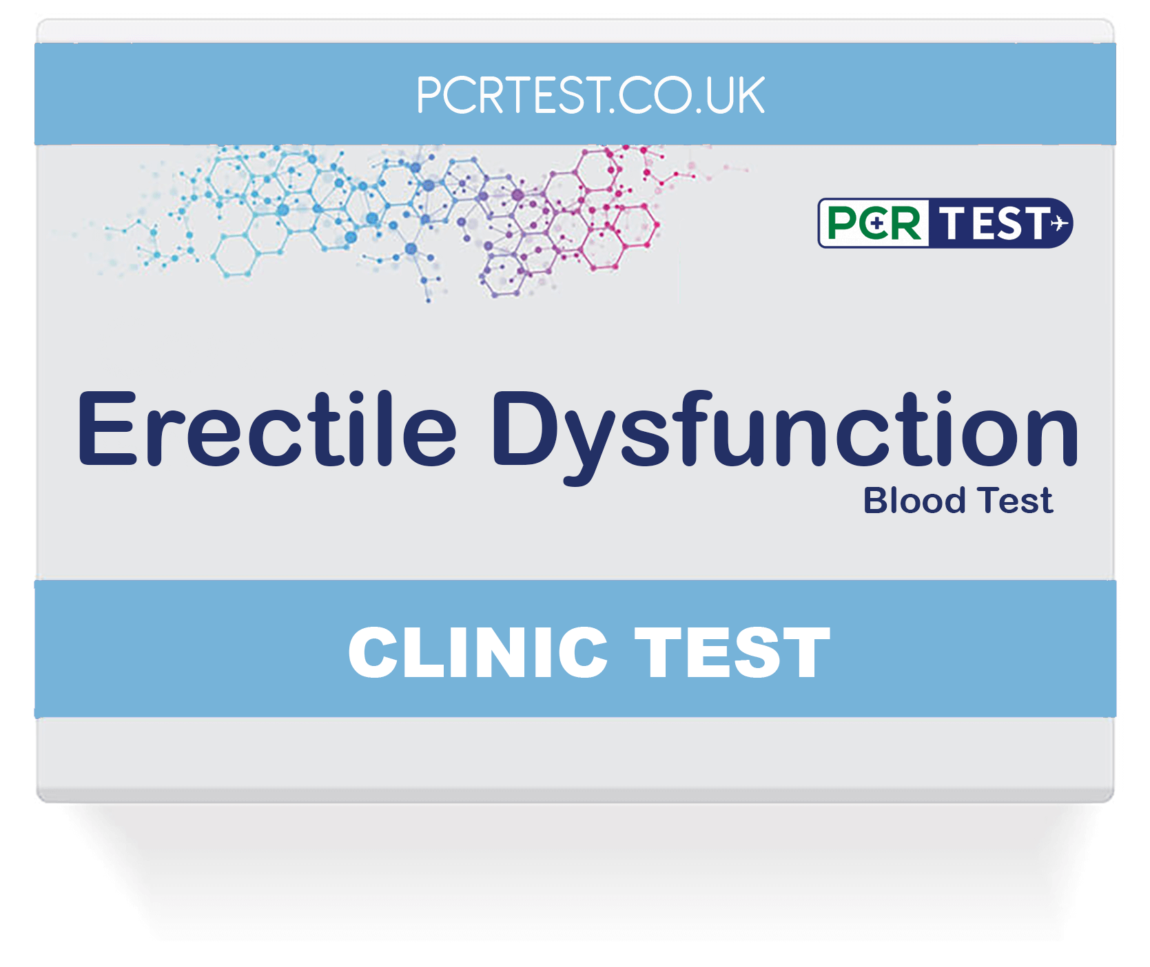 Erectile Dysfunction Profile (Clinic Test) PCR Test London Covid19